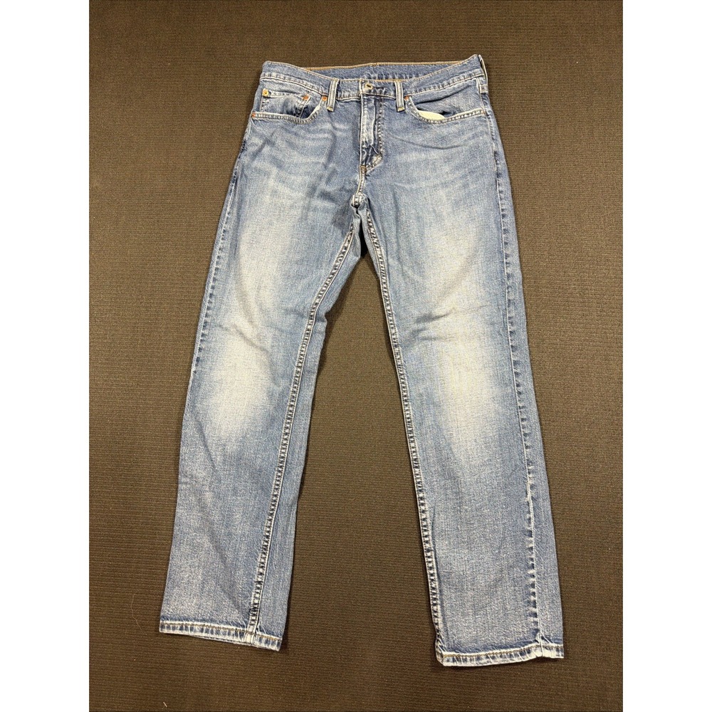 Levis 559 Relaxed Straight Jeans Mens 32x30 Blue Medium Wash Cotton Denim